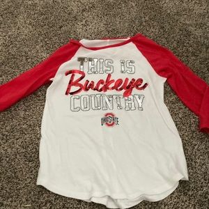 Ohio state shirt size 8